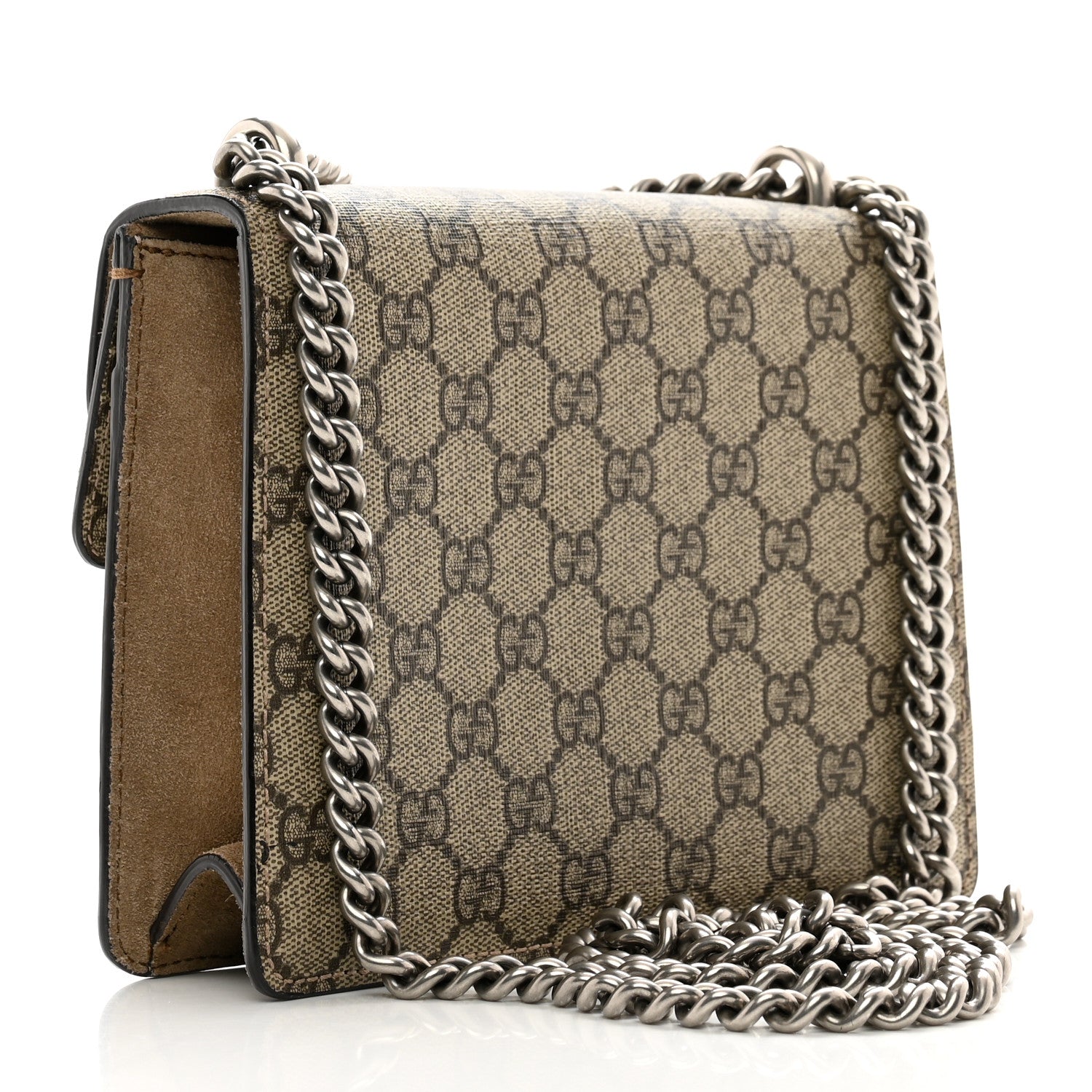 Gucci GG Supreme Monogram Mini Dionysus Shoulder Bag Taupe 3 of 14