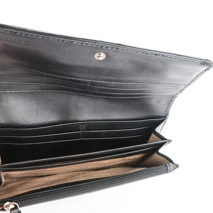 Burberry Supernova Check Penrose Continental Wallet Black 5 of 7