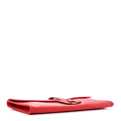 Hermes Box Jige Elan 35 Clutch Rouge H 4 of 8