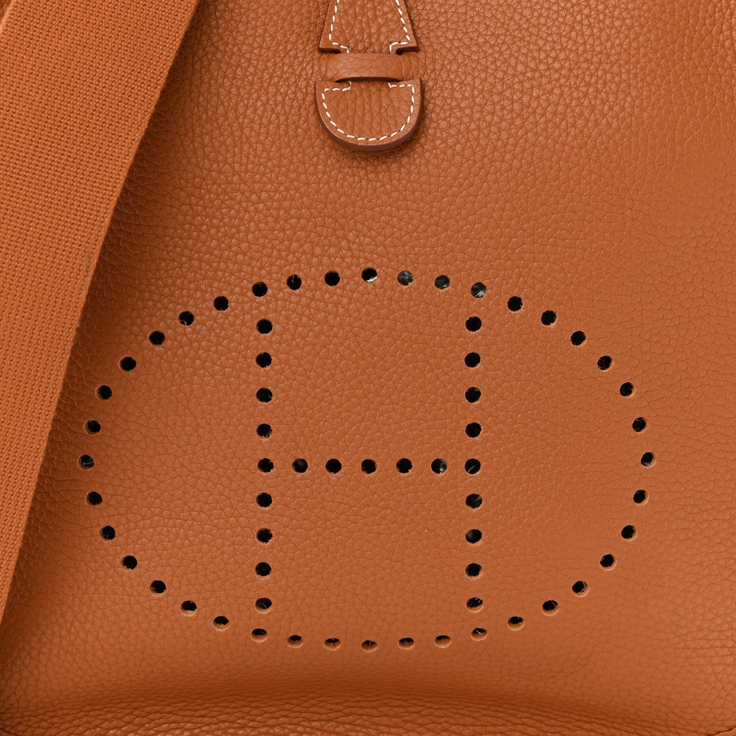 Hermes Taurillon Clemence Evelyne III PM Gold 8 of 11