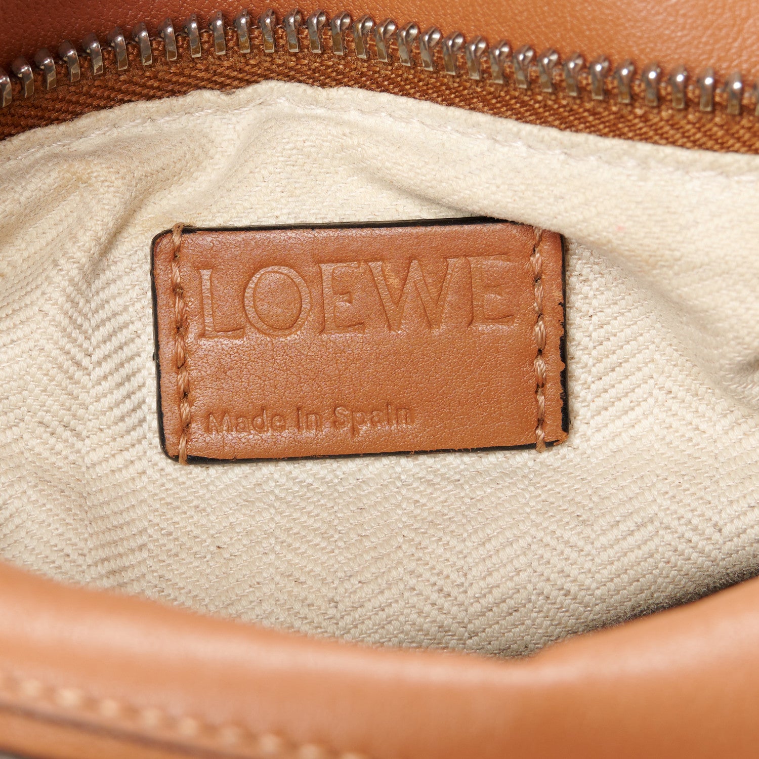 Loewe Calfskin Small Puzzle Bag Tan 6 of 11