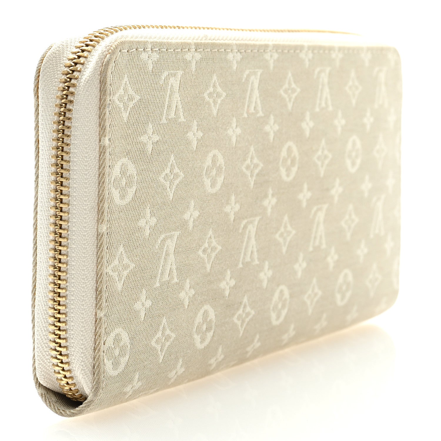Louis Vuitton Mini Lin Zippy Wallet Dune 3 of 6