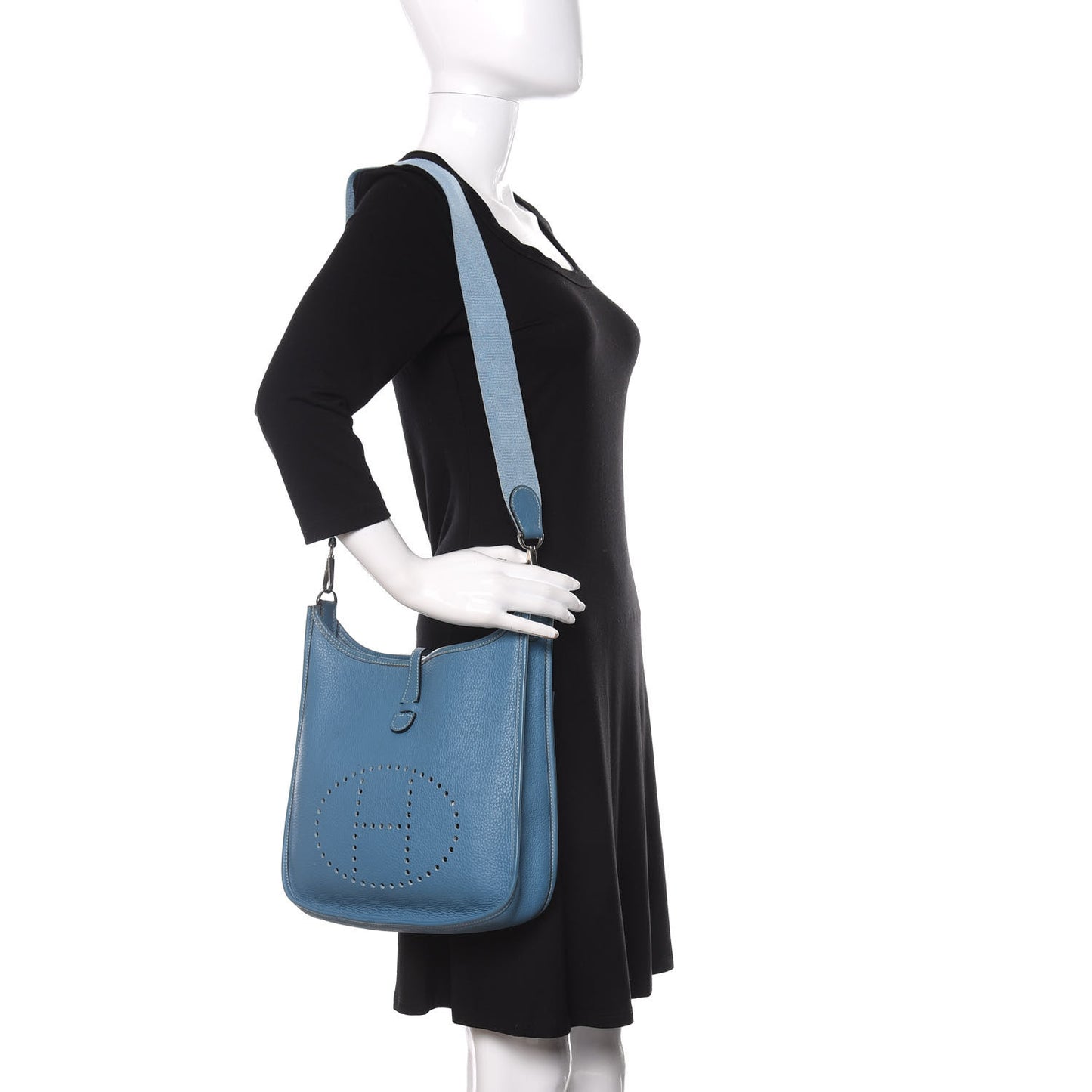 Taurillon Clemence Evelyne II PM Blue Jean