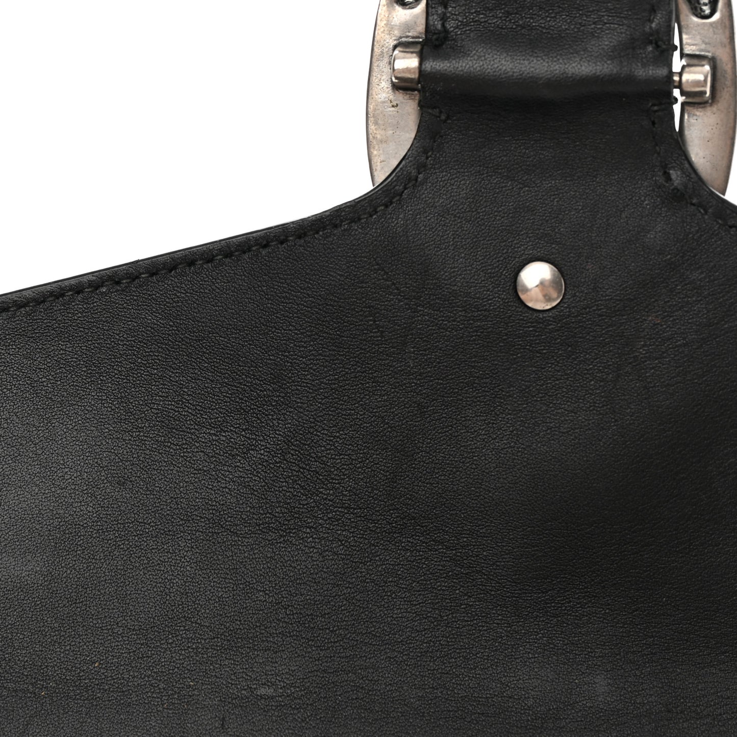 Calfskin Floral Embroidered Studded Small Dionysus Shoulder Bag Black