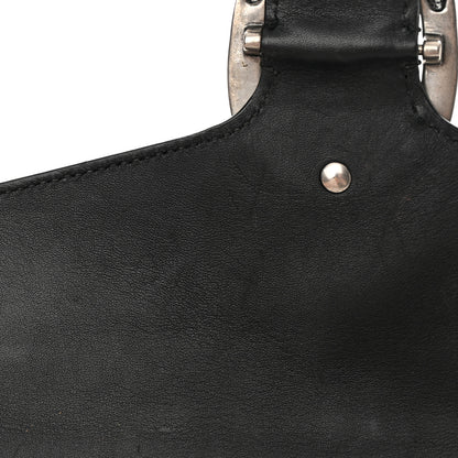 Gucci Calfskin Floral Embroidered Studded Small Dionysus Shoulder Bag Black 14 of 20
