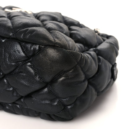Chanel Lambskin Bubble Quilt Camera Case Black 9 of 10