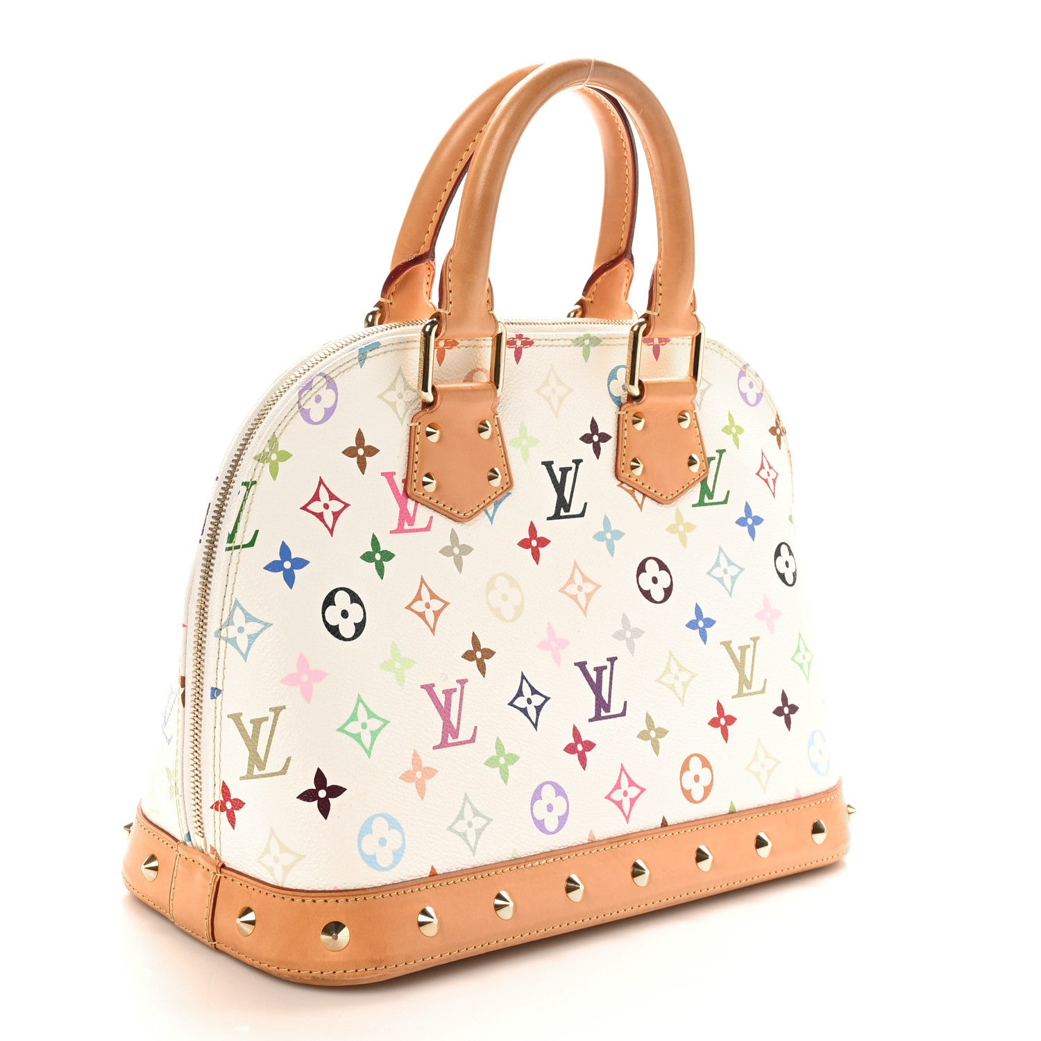 Louis Vuitton Monogram Multicolor Alma PM White 3 of 9