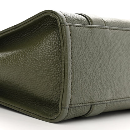 Marc Jacobs Grained Calfskin Small The Tote Bag Bronze Green 10 of 12