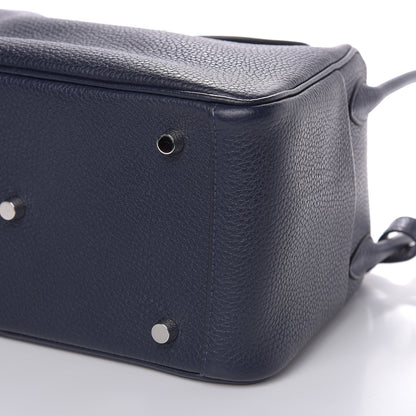 Hermes Taurillon Clemence Lindy 26 Bleu Nuit 8 of 12