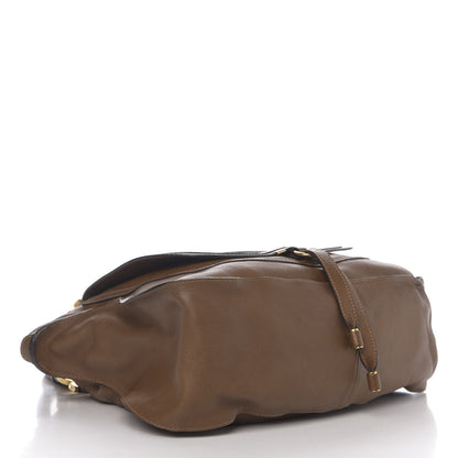 Chloe Calfskin Large Marcie Satchel Barbour Khaki 3 of 8