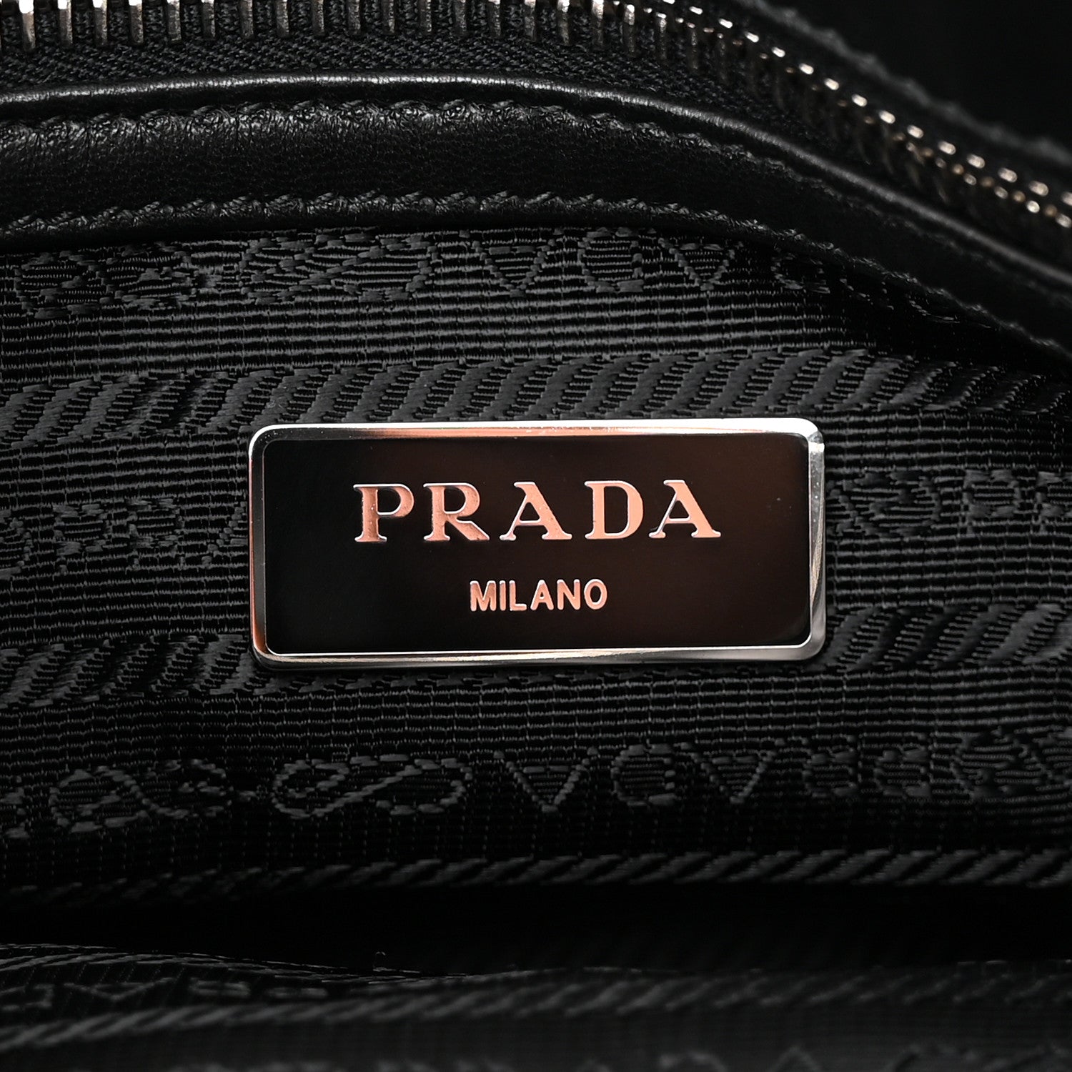 Prada Tessuto Nylon Gaufre Shopping Satchel Black 6 of 14