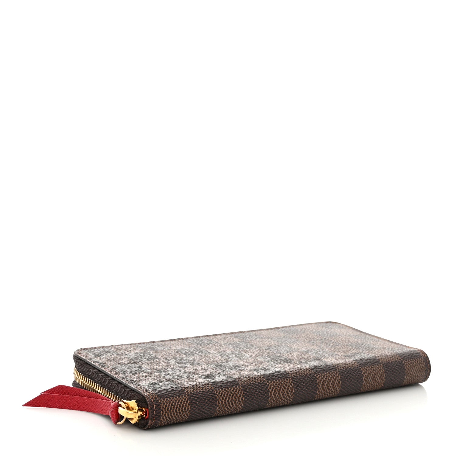 Louis Vuitton Damier Ebene Clemence Wallet Cherry 4 of 12