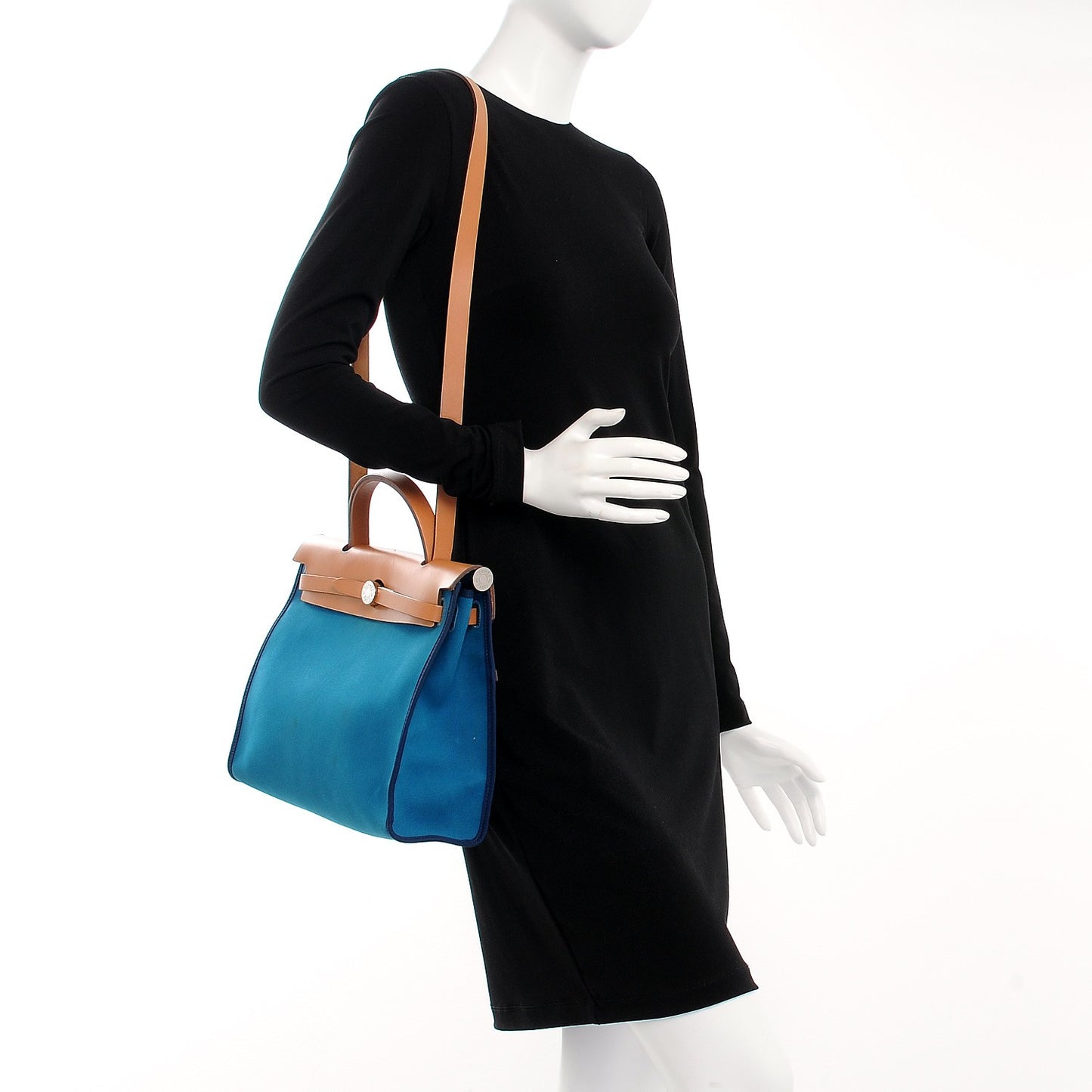 Vache Hunter Toile Herbag Zip 31 PM Bleu Izmir Natural