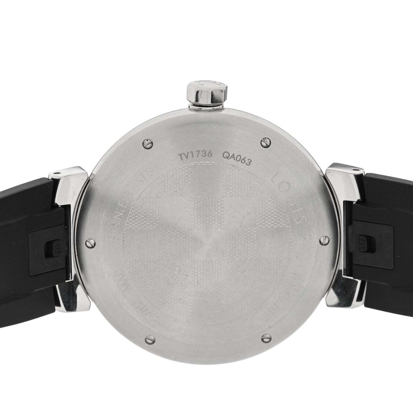 Stainless Steel Rubber 41mm Tambour World Tour Watch