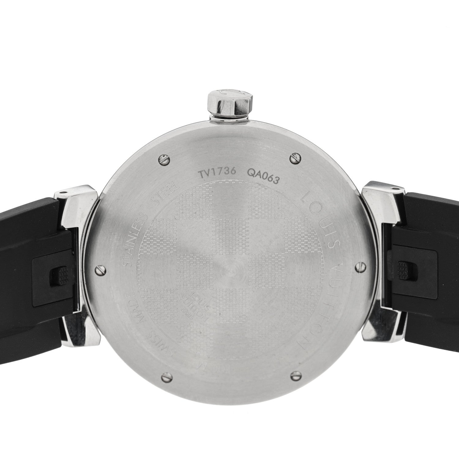 Louis Vuitton Stainless Steel Rubber 41mm Tambour World Tour Watch 4 of 5