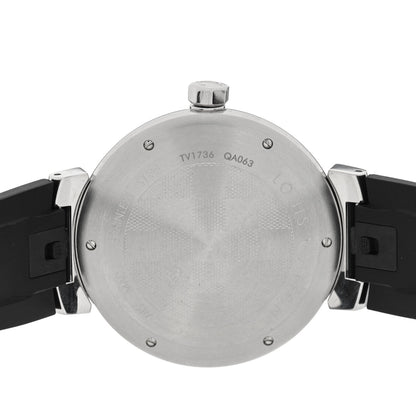 Louis Vuitton Stainless Steel Rubber 41mm Tambour World Tour Watch 4 of 5