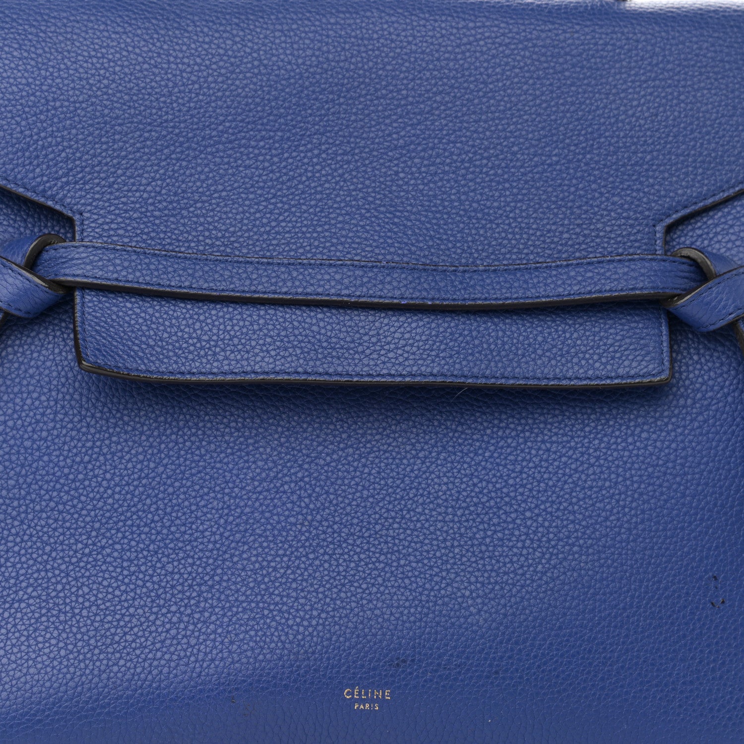 Celine Grained Calfskin Mini Belt Bag Indigo 8 of 16