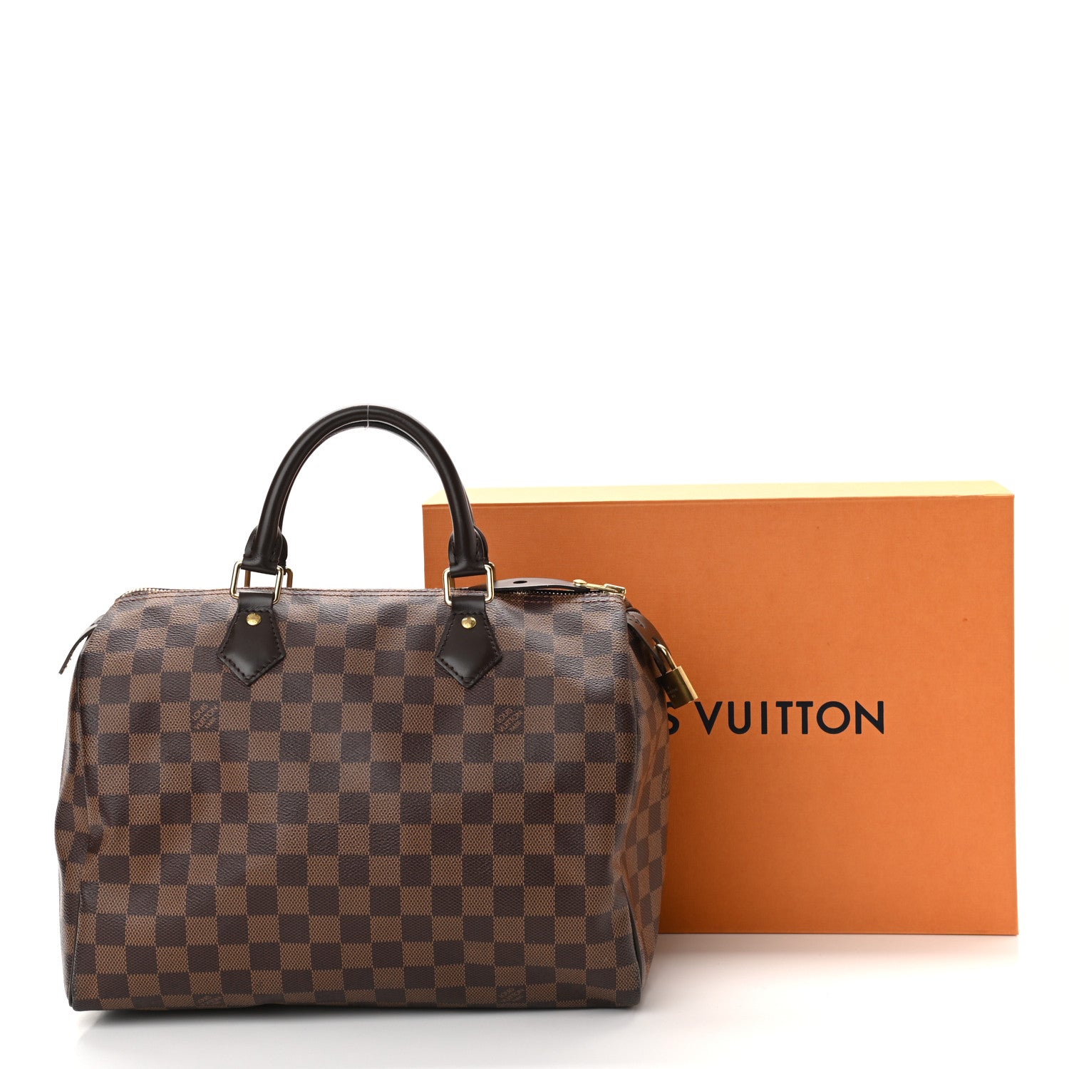 Louis Vuitton Damier Ebene Speedy 30 21 of 24