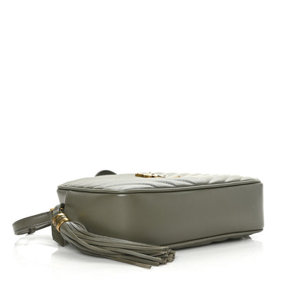 Saint Laurent Calfskin Matelasse Monogram Lou Camera Bag Seaweed 4 of 6