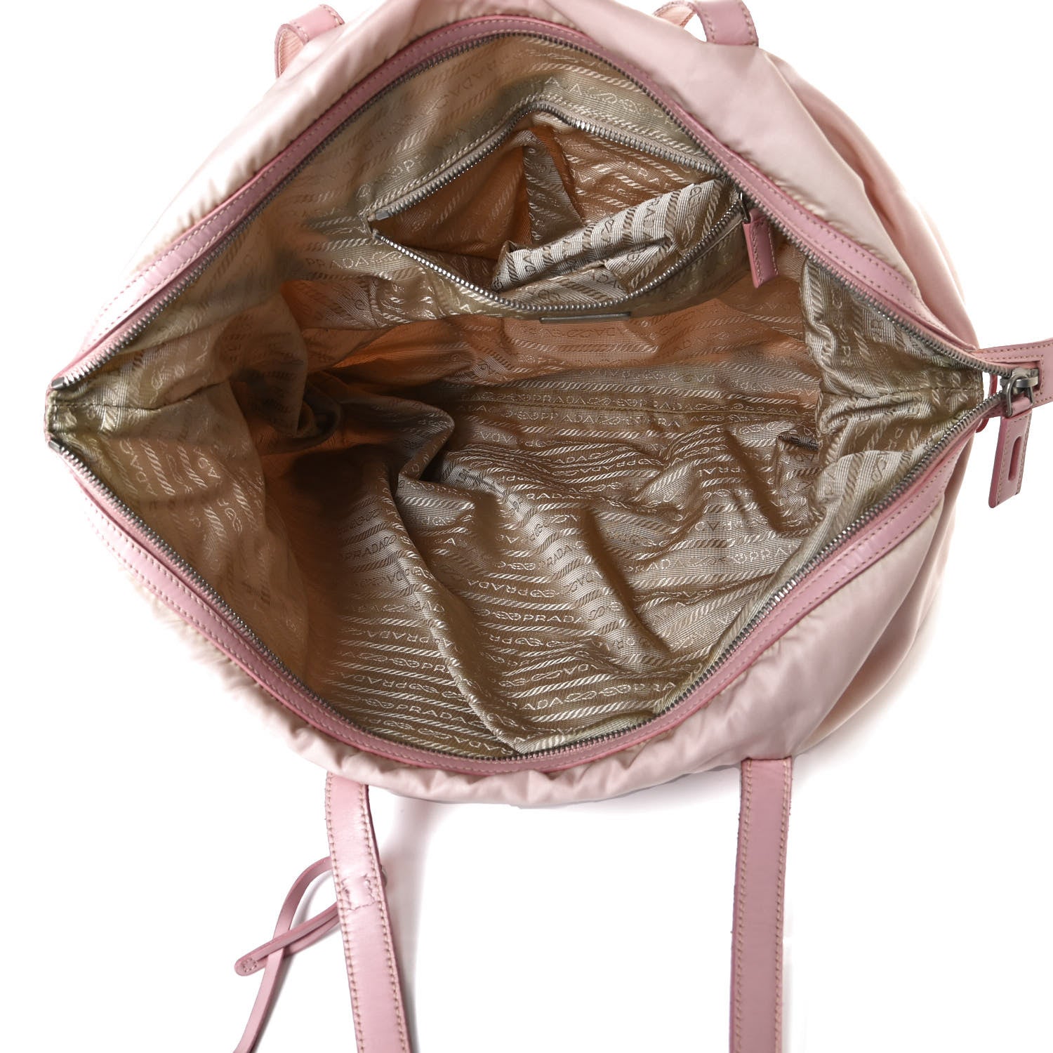 Prada Tessuto Nylon Tote Pink 5 of 17