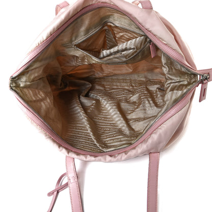 Prada Tessuto Nylon Tote Pink 5 of 17