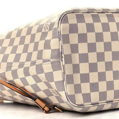Louis Vuitton Damier Azur Braided Neverfull MM Orange 10 of 14