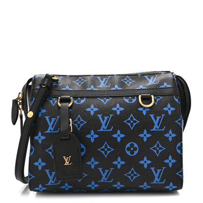 Louis Vuitton Colored Monogram Speedy Amazon PM Blue Black 1 of 10