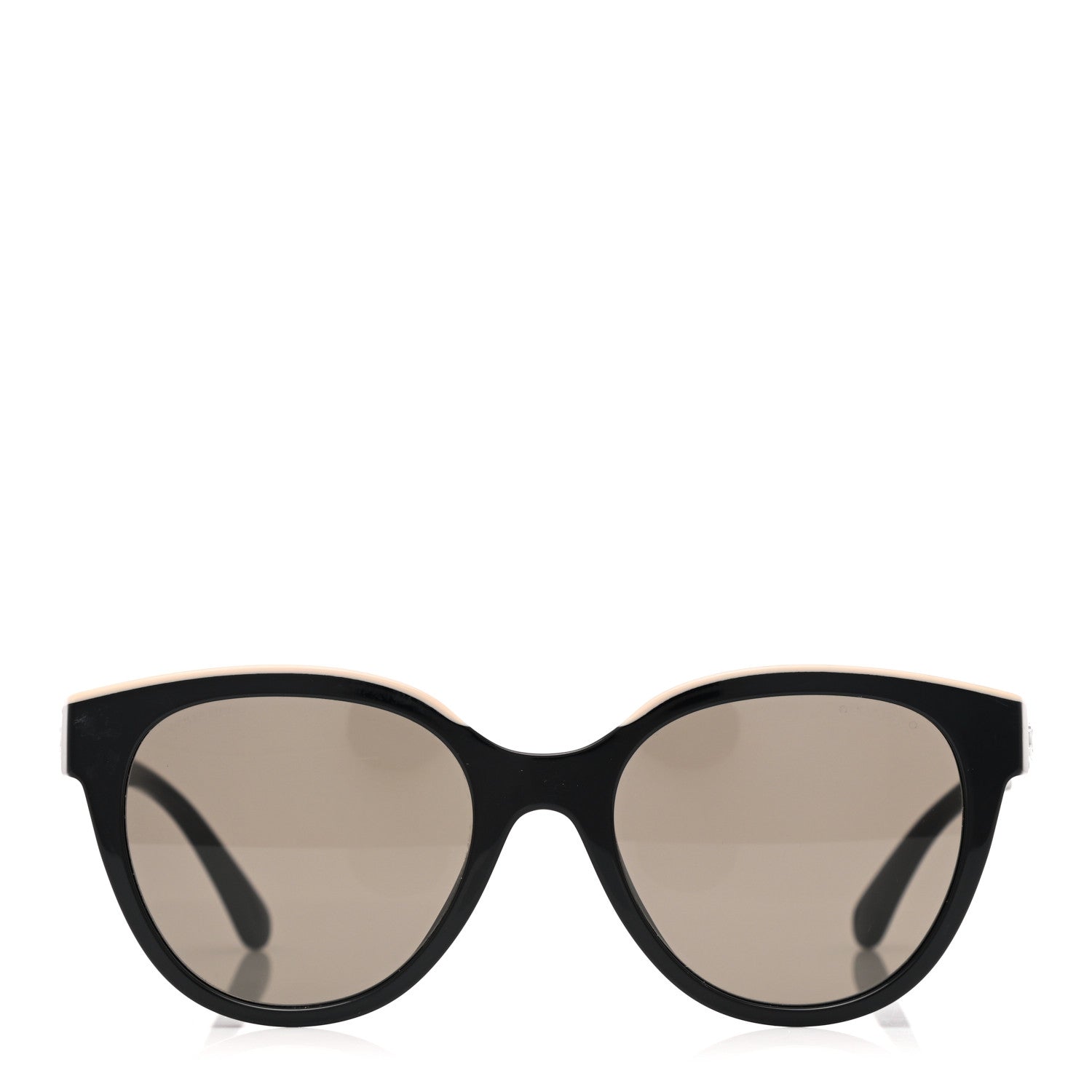 Chanel Acetate CC Butterfly Sunglasses 5414 Black Beige 2 of 7