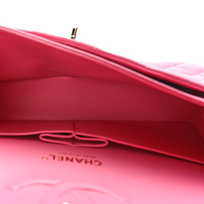 Chanel Caviar Quilted Medium Double Flap Pink 5 of 9