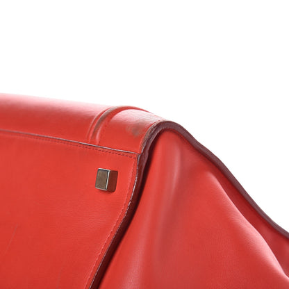 Celine Nappa Calfskin Medium Phantom Luggage Vermillion 27 of 28