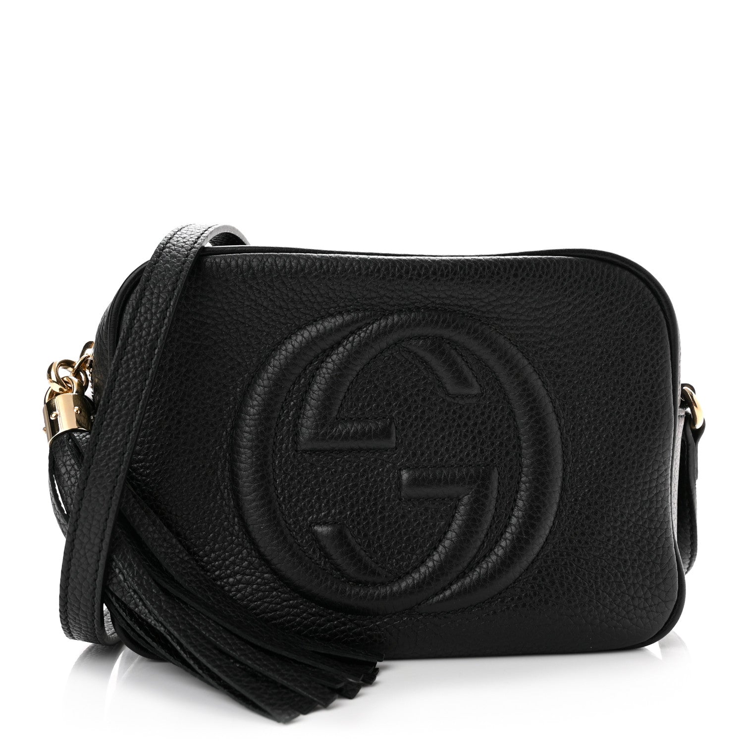 Gucci Pebbled Calfskin Small Soho Disco Bag Black 1 of 11