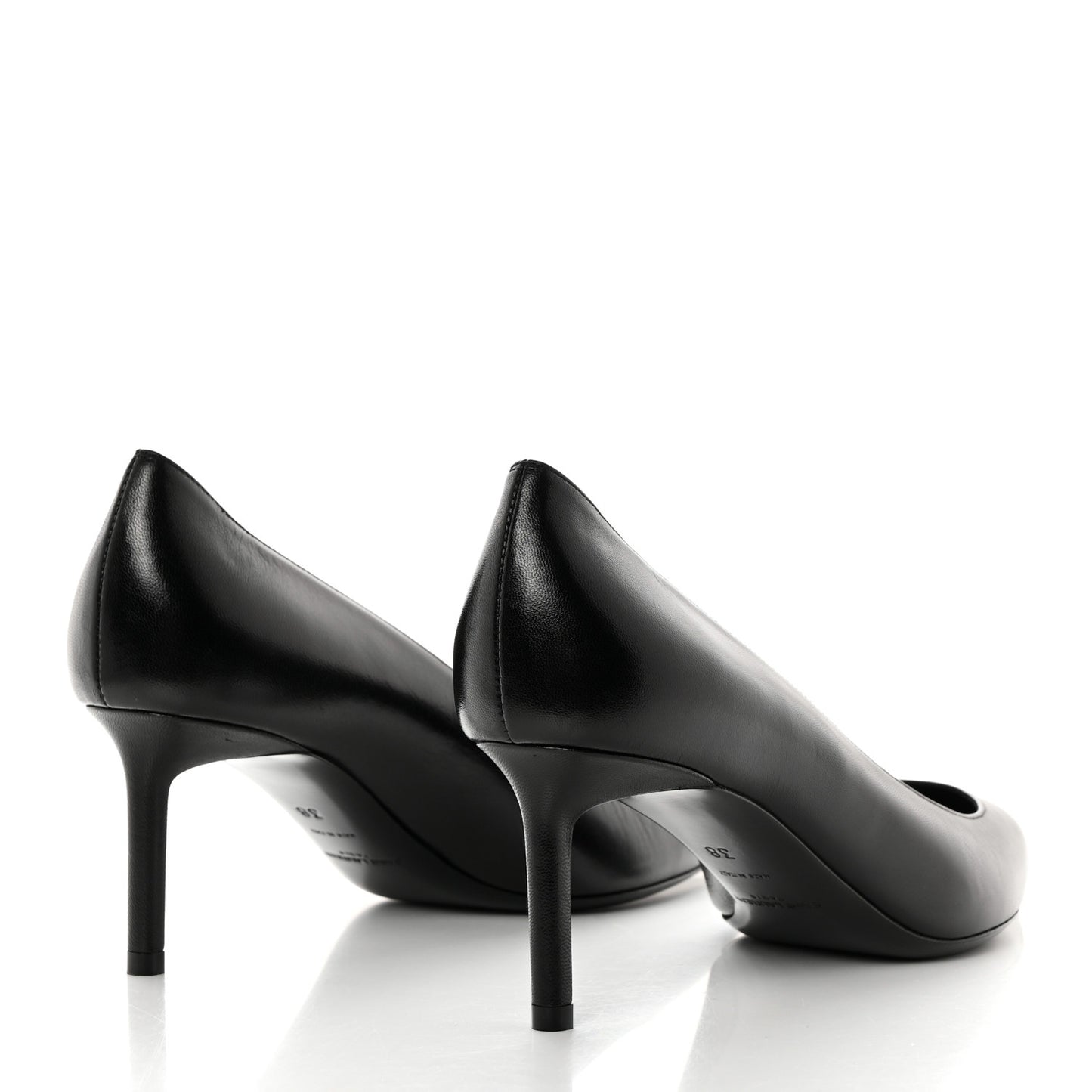 Calfskin Anja 85 Pumps 38 Black