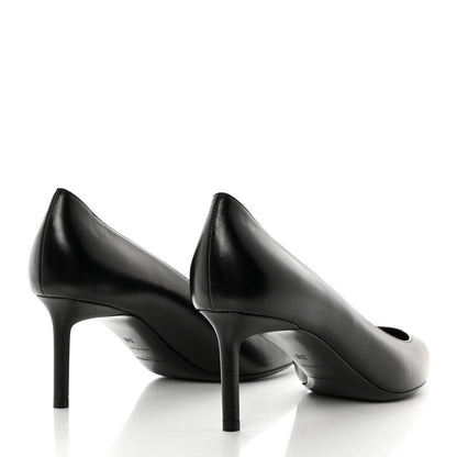 Saint Laurent Calfskin Anja 85 Pumps 38 Black 4 of 9