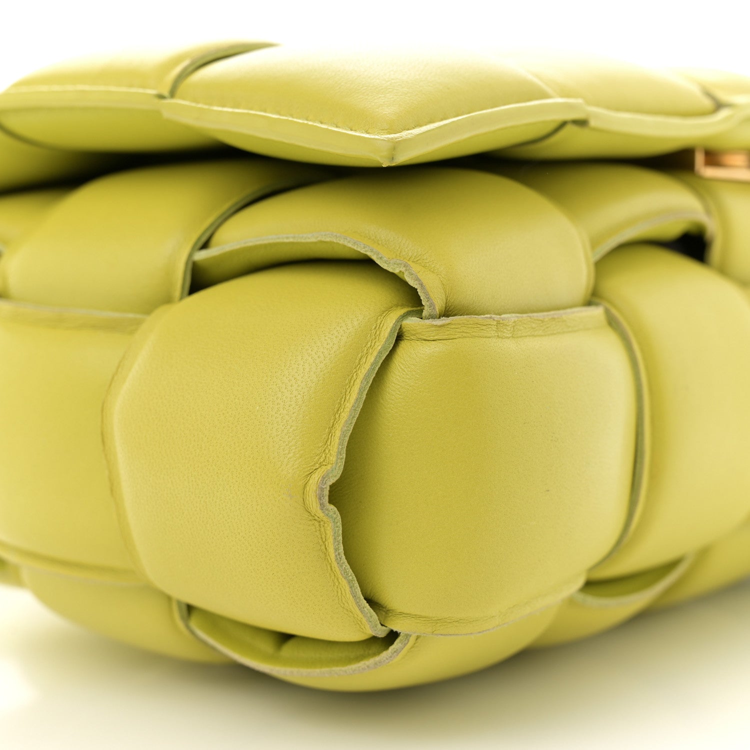 Bottega Veneta Nappa Maxi Intreccio Padded Cassette Crossbody Bag Kiwi 9 of 13