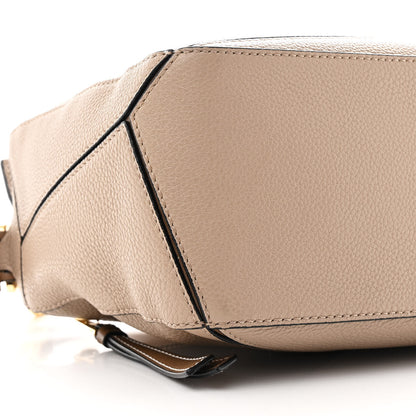 Loewe Grained Calfskin Small Puzzle Bag Sand Mink 8 of 11