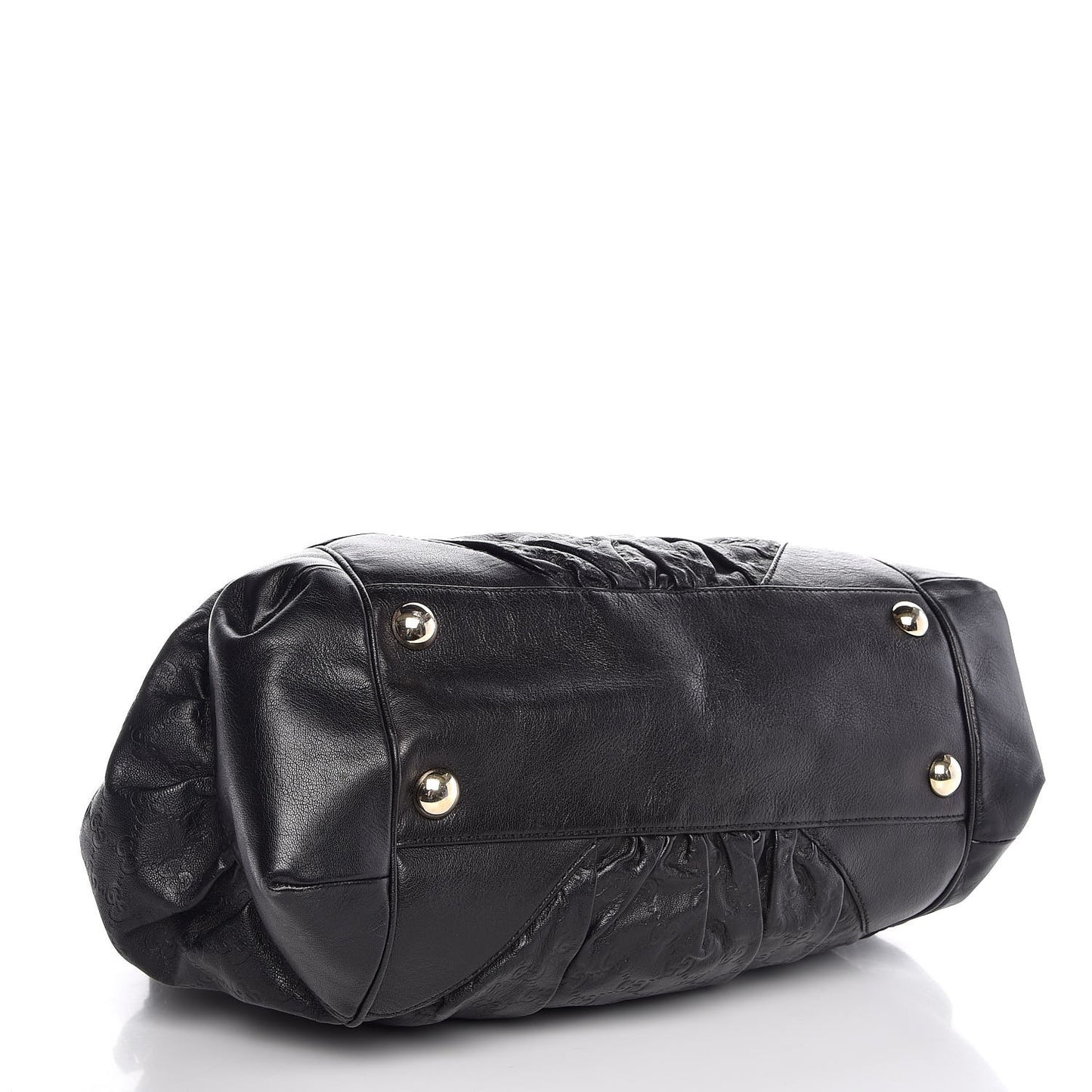 Guccissima Large Full Moon Tote Black
