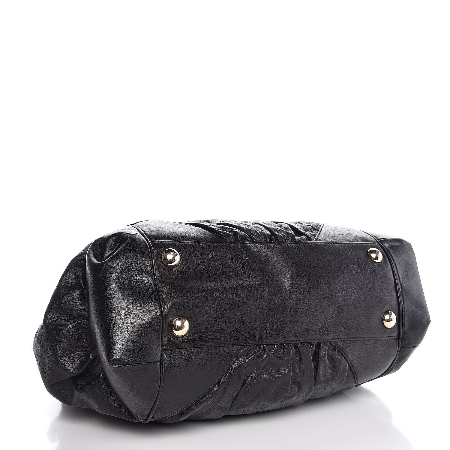 Gucci Guccissima Large Full Moon Tote Black 4 of 12