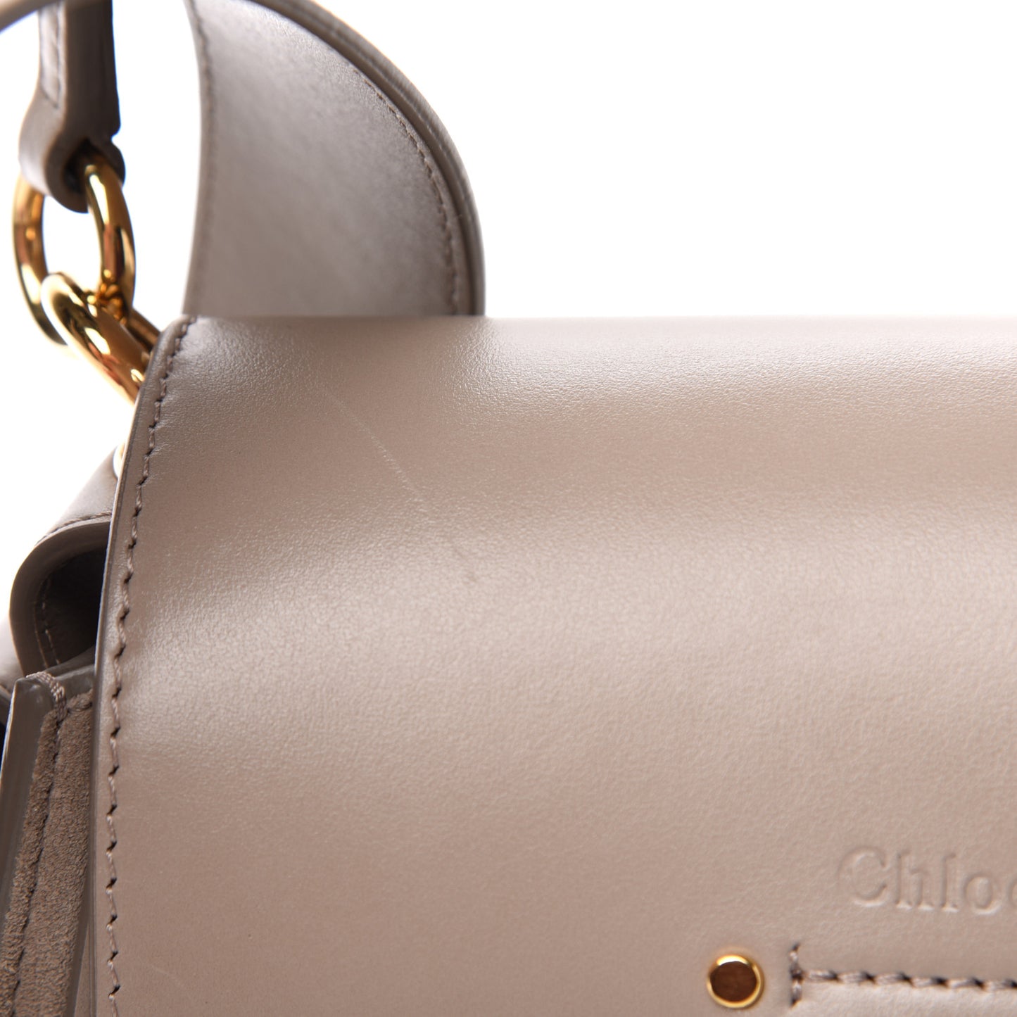 Calfskin Small Tess Bag Motty Grey