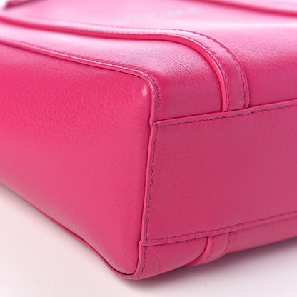 Balenciaga Calfskin XXS Everyday Tote Rose Magenta Black 7 of 12