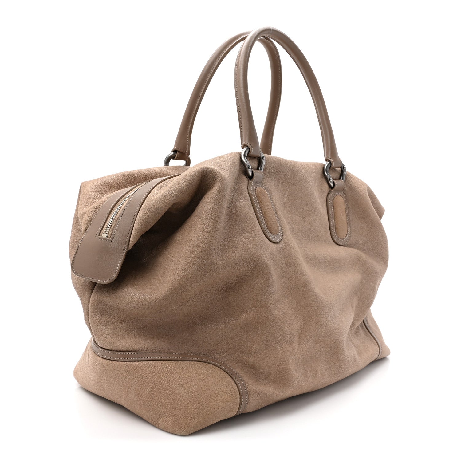 Chanel Washed Calfskin Tote Beige 3 of 21
