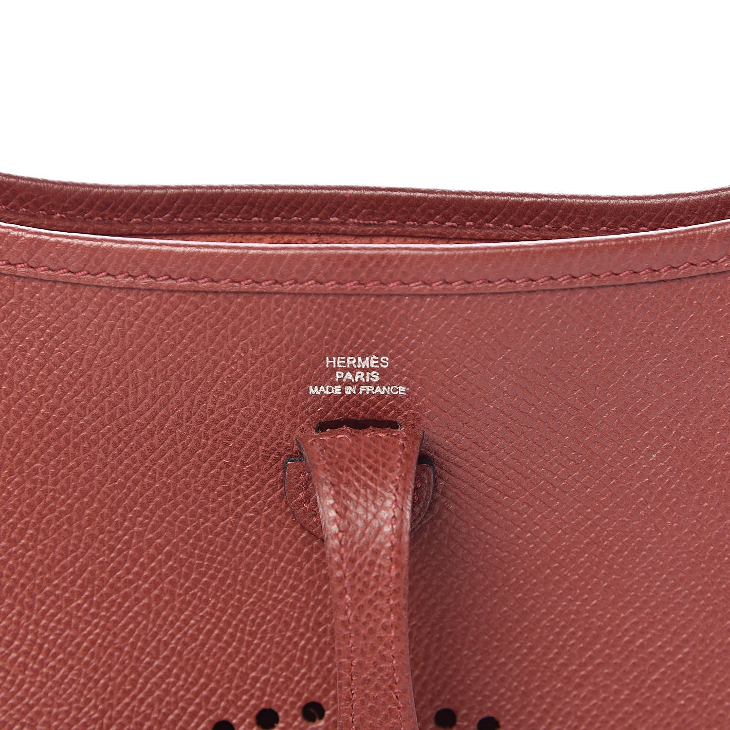 Hermes Epsom Evelyne TPM Rouge Venetian 6 of 10
