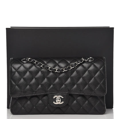 Chanel Caviar Quilted Medium Double Flap Black 10 of 10