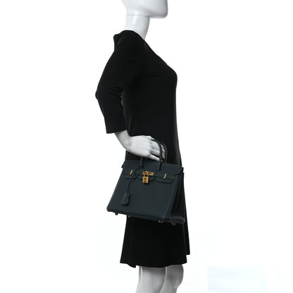 Hermes Togo Birkin 25 Vert Cypress 3 of 11