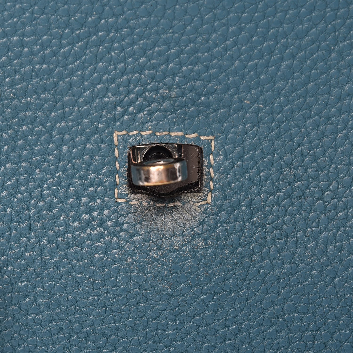 Hermes Taurillon Clemence Jypsiere 28 Blue Jean 8 of 20