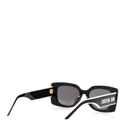 Christian Dior Diorpacific S1U Square Sunglasses Black White 4 of 8