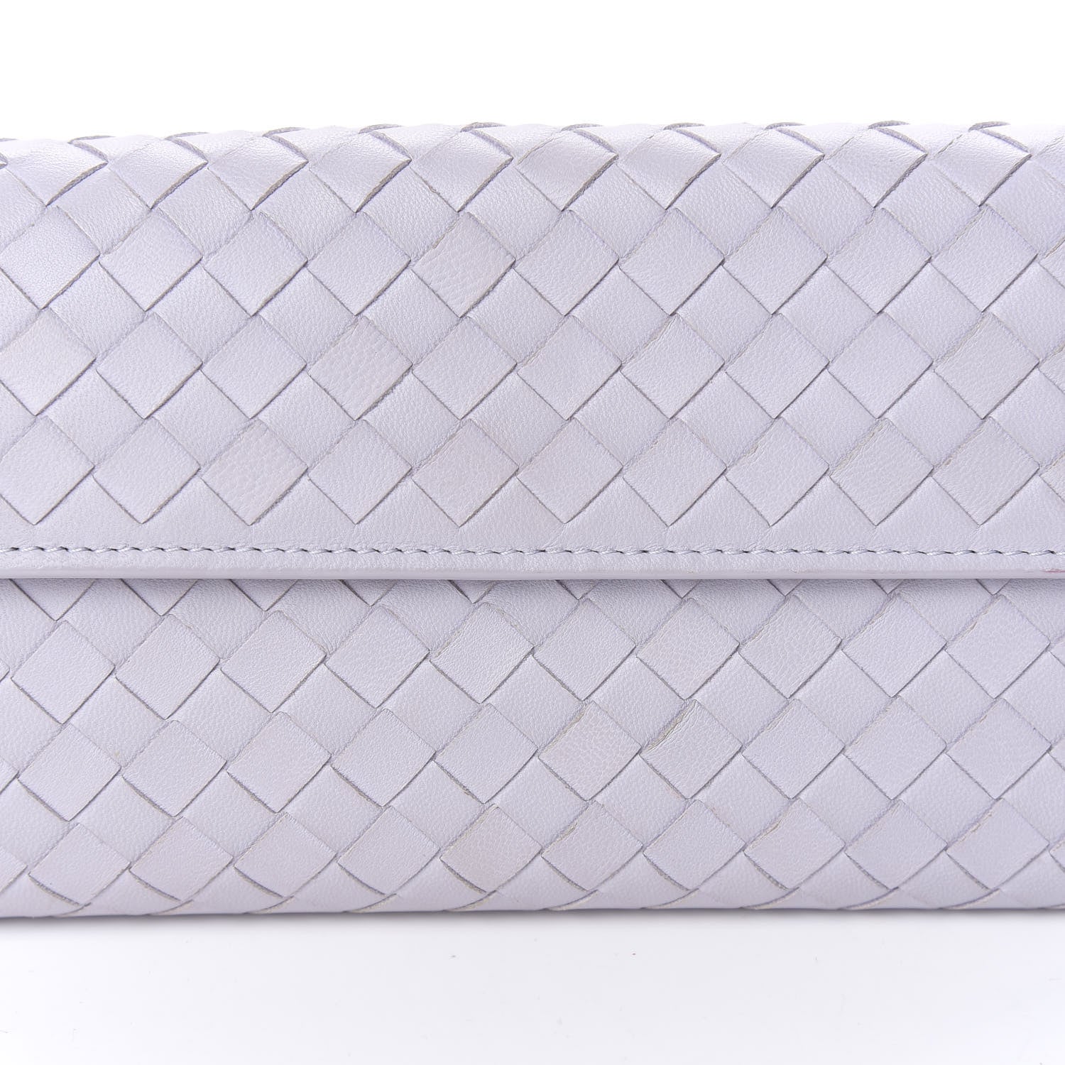 Bottega Veneta Nappa Intrecciato Continental Flap Wallet Oyster Lilac 10 of 11
