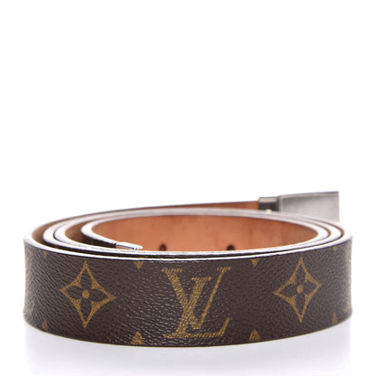 Louis Vuitton Monogram Ceinture Belt Silver 95 38 3 of 10