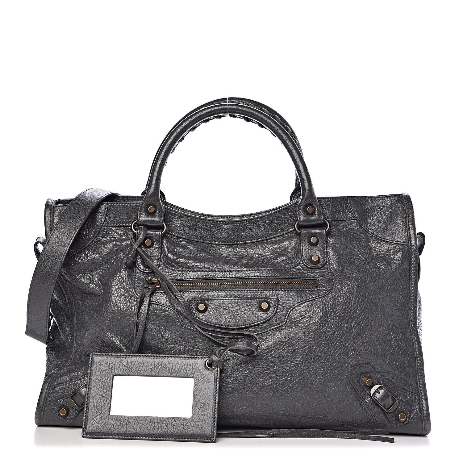 Balenciaga Agneau Classic Hardware City Gris Fossile 1 of 12