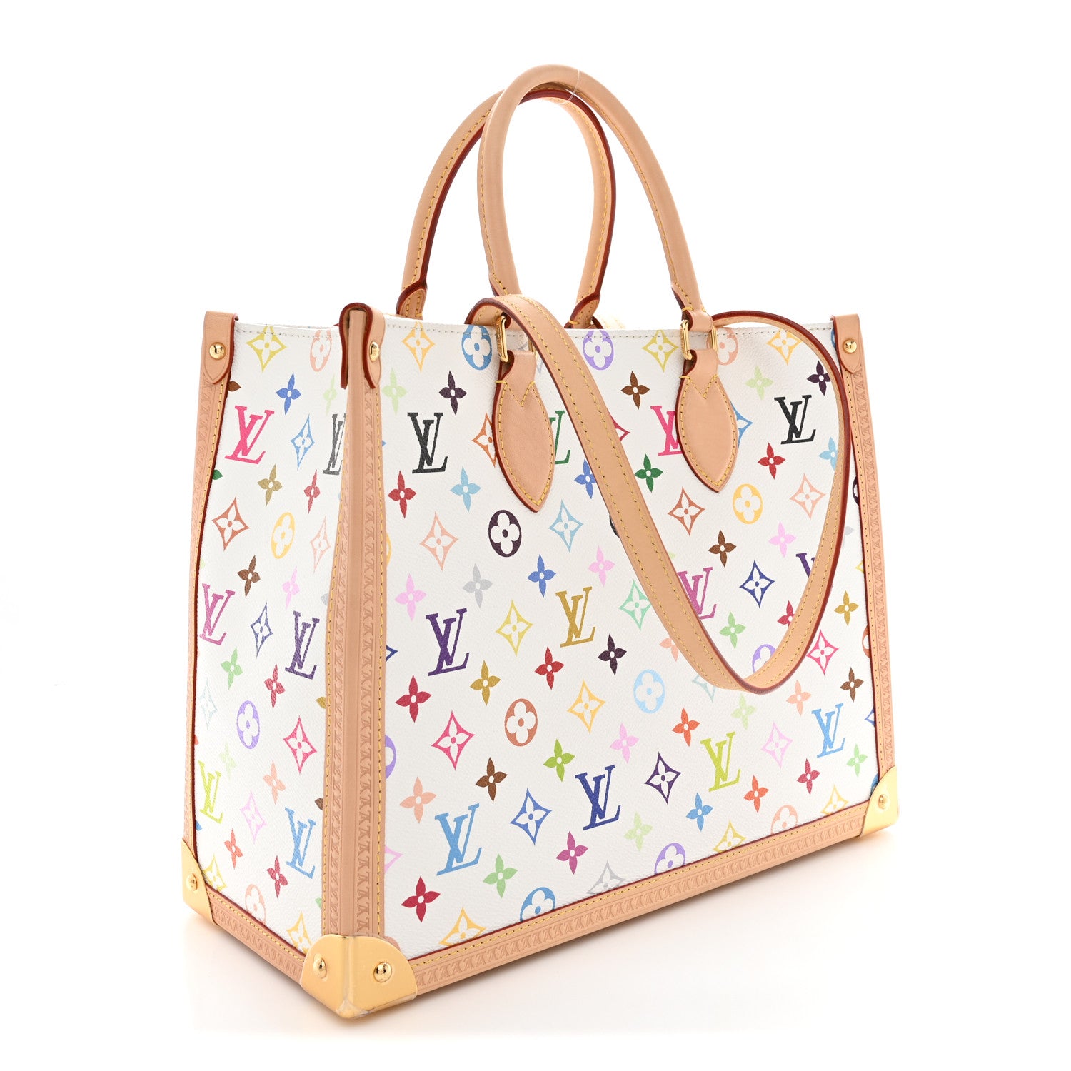 Louis Vuitton LV X TM Monogram Multicolor Onthego MM White 3 of 10