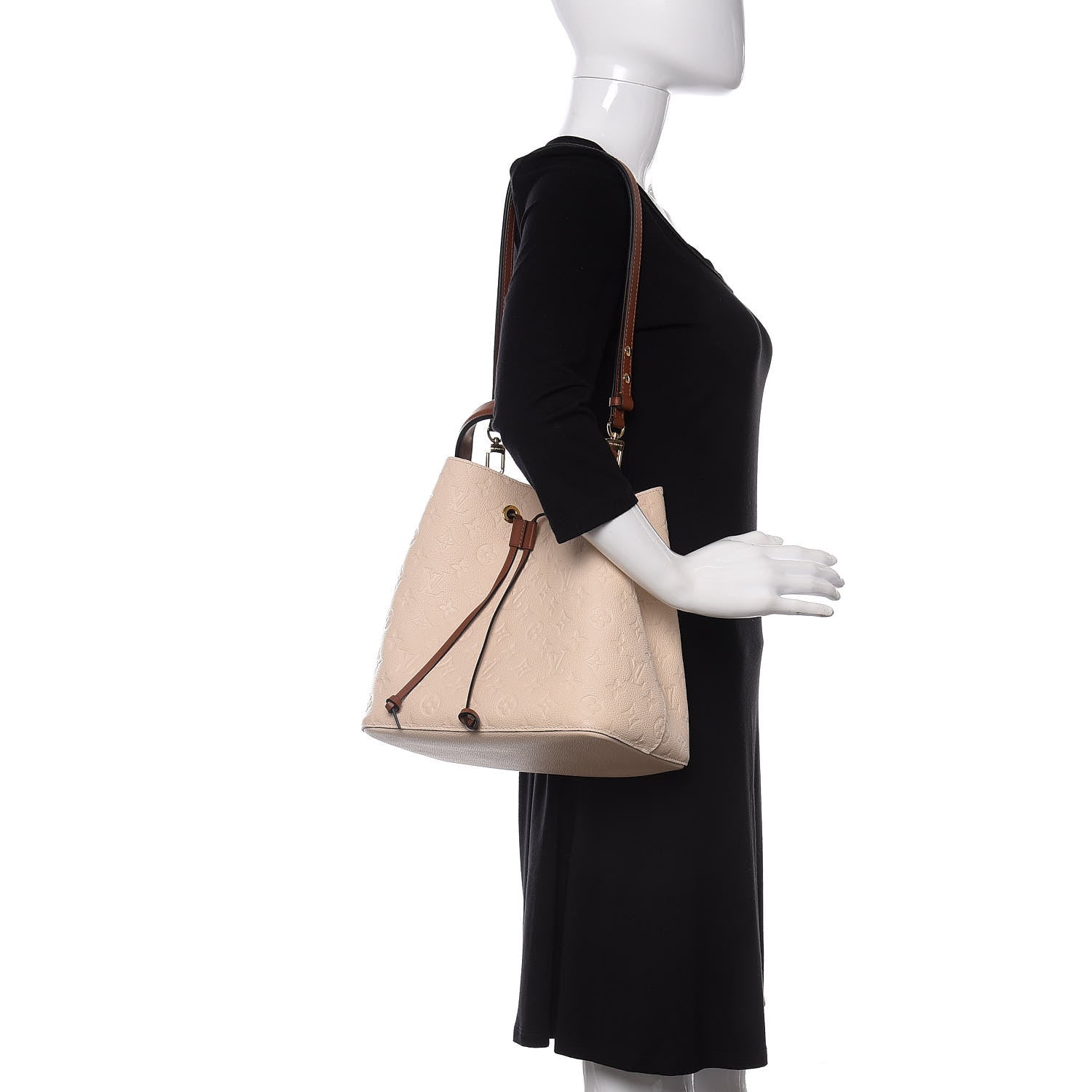 Louis Vuitton Empreinte Neonoe MM Cream 3 of 9